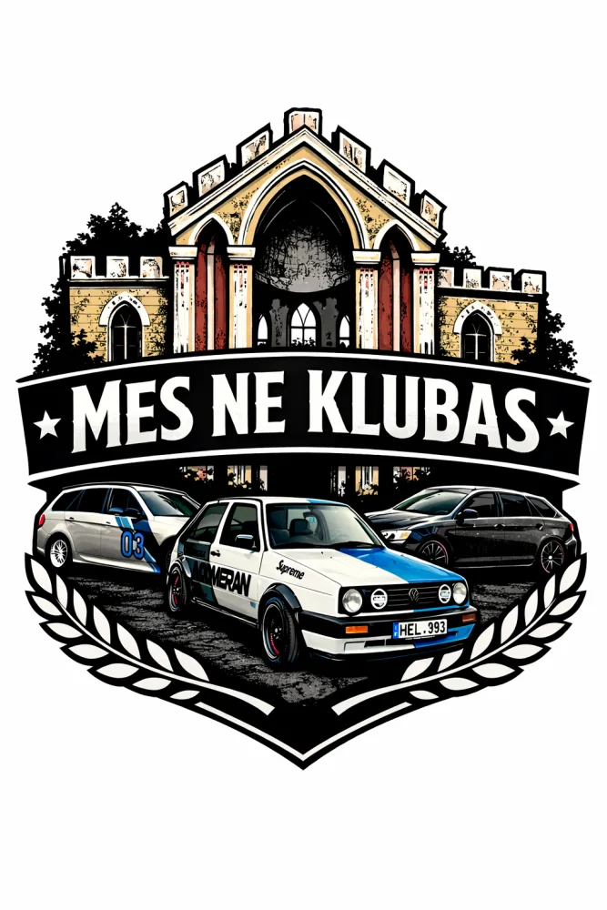 ,,Mes Ne Klubas’’ logotipas