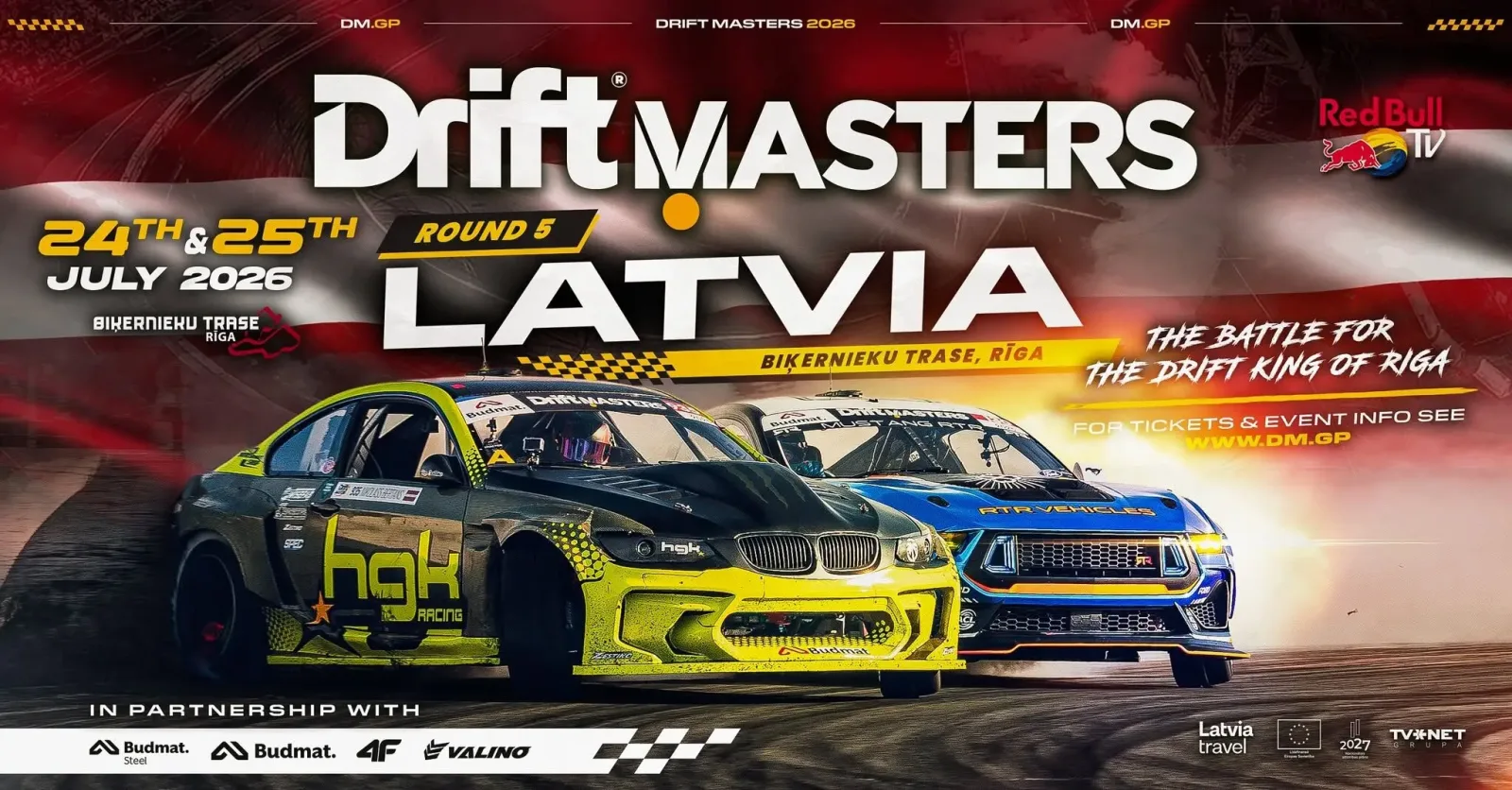 Drift Masters | Round 5 | Latvia | Biķernieki Track