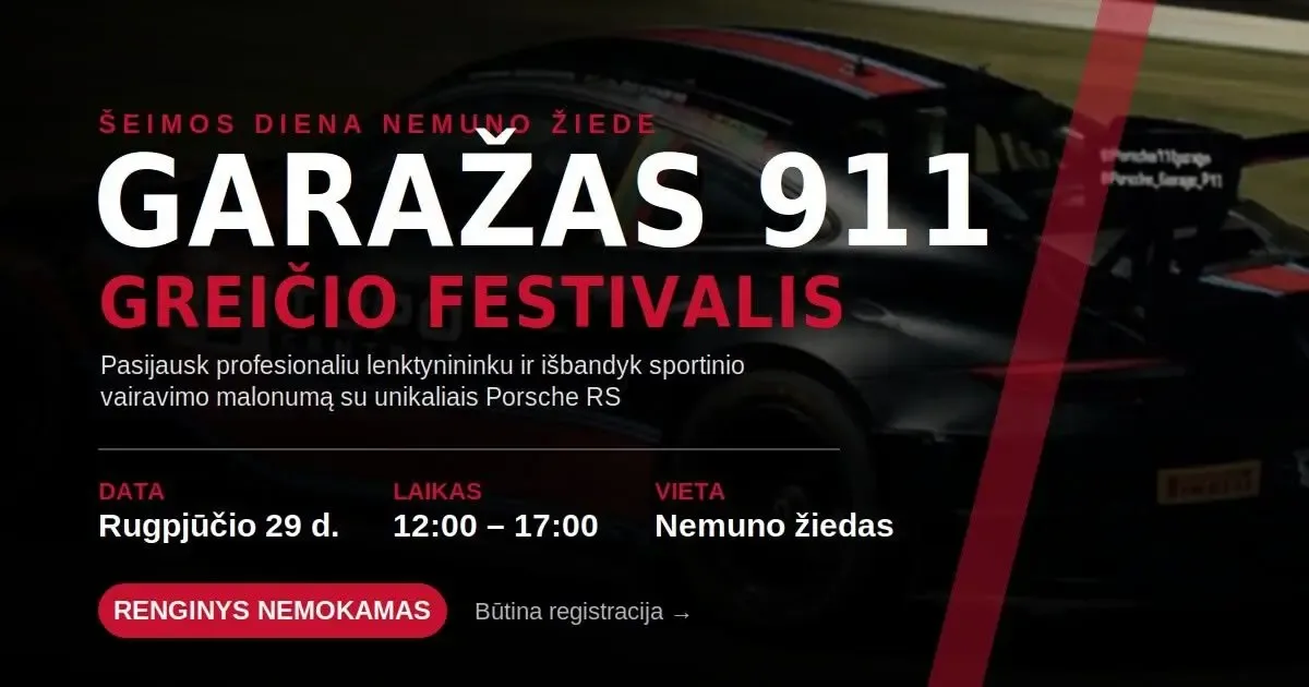 GARAŽAS 911 GREIČIO FESTIVALIS