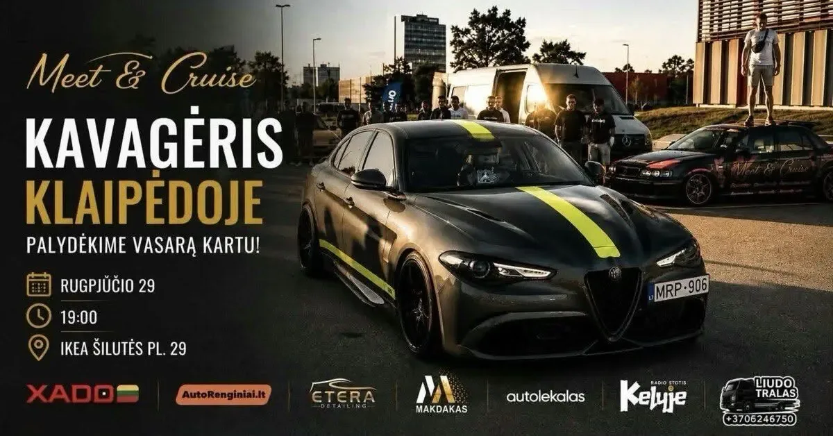 Meet & Cruise kavagėris Klaipėdoje