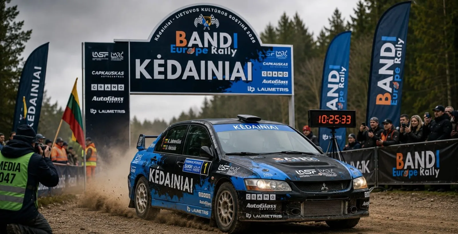 BANDI Europe Rally Kėdainiai 2026
