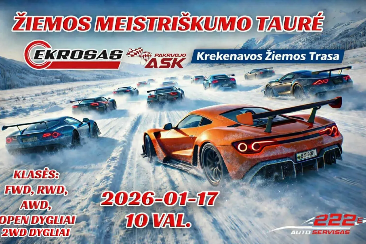 Žiemos meistriškumo taurė. 1 etapas