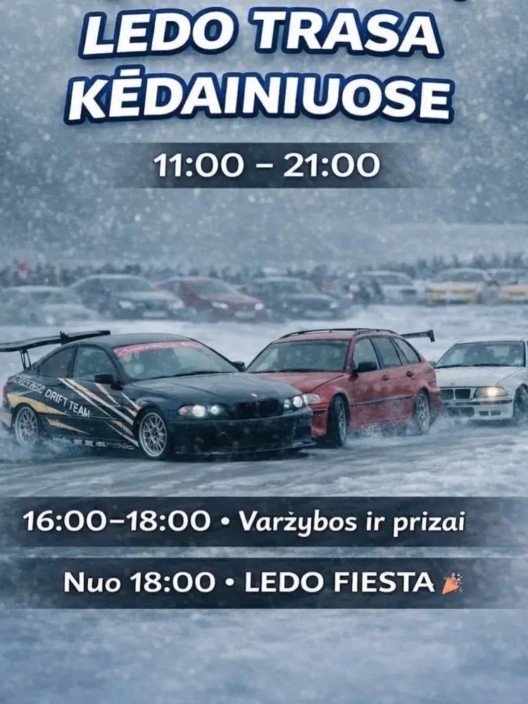 LEDO TRASA KĖDAINIUOSE