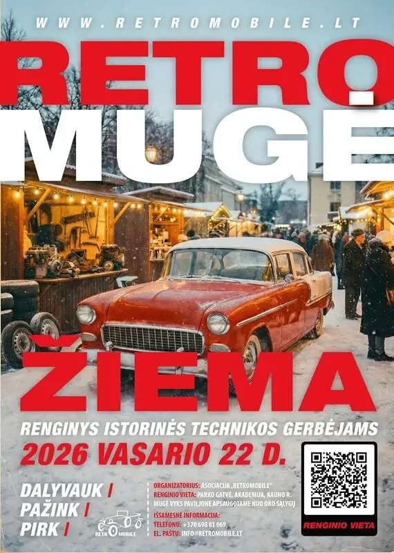 Retro mugė 2026