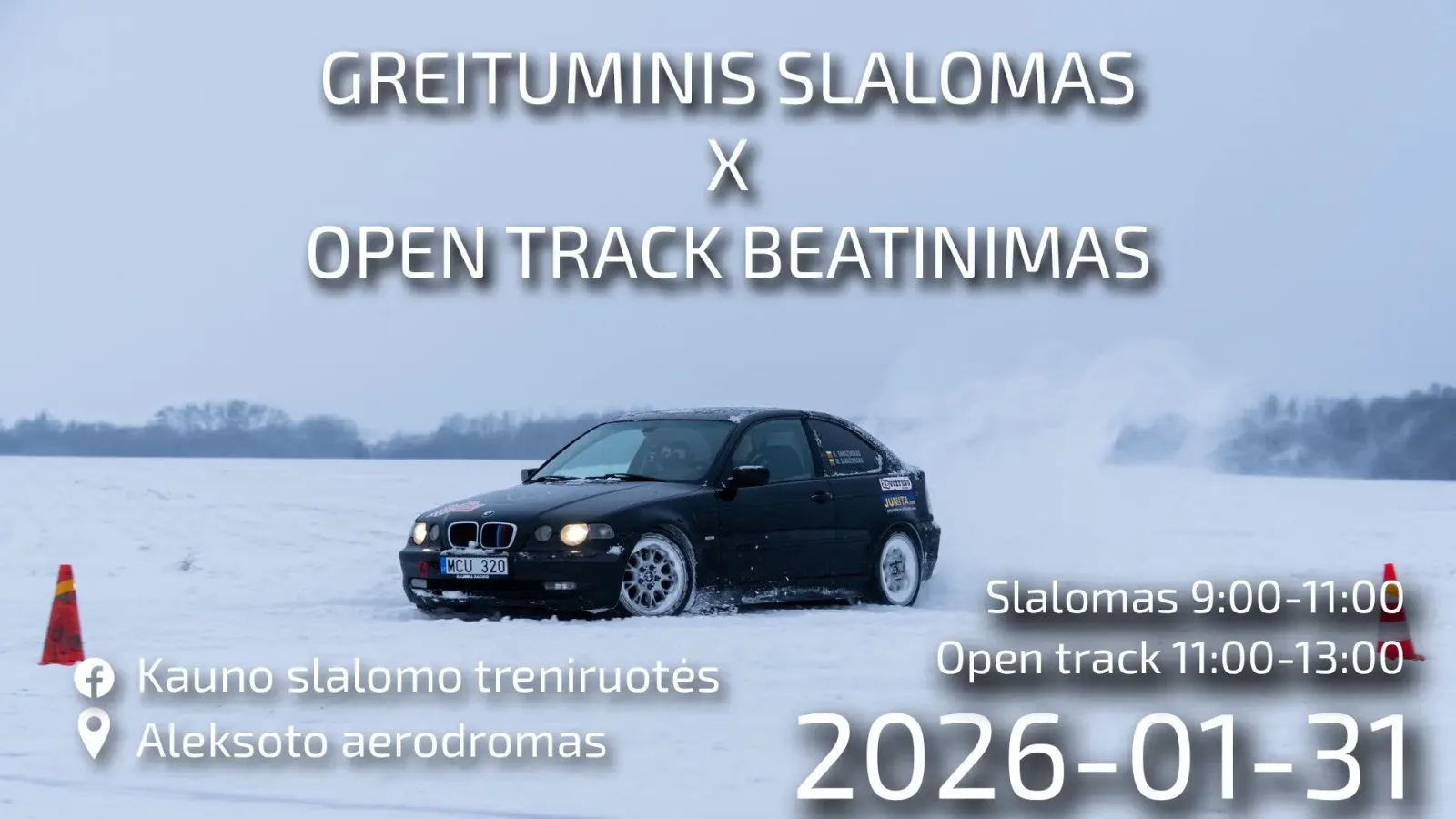 Greituminis Slalomas x Open Track Beatinimas