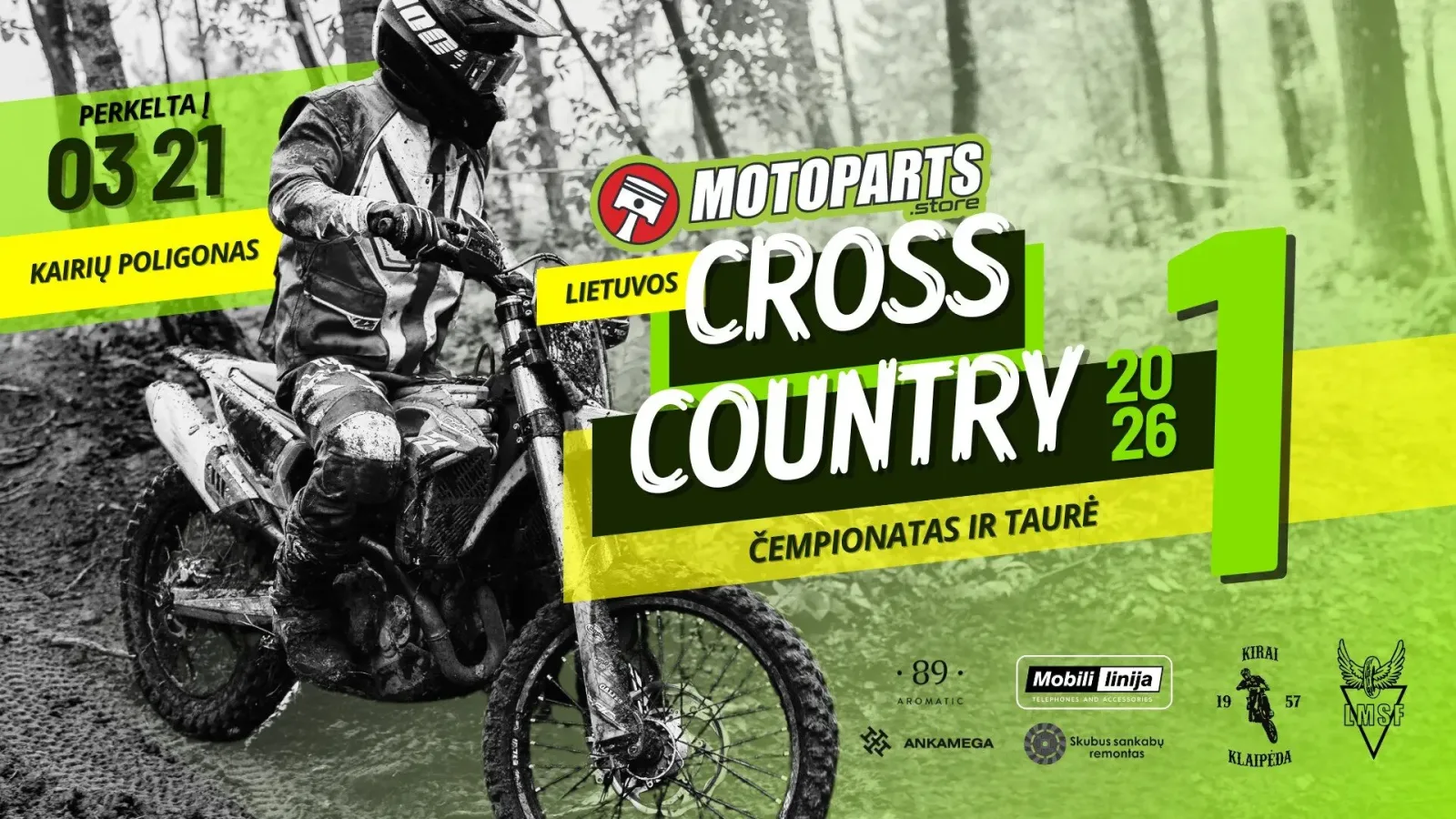 2026m. Motoparts .store Lietuvos Cross Country čempionatas ir taurė I etapas