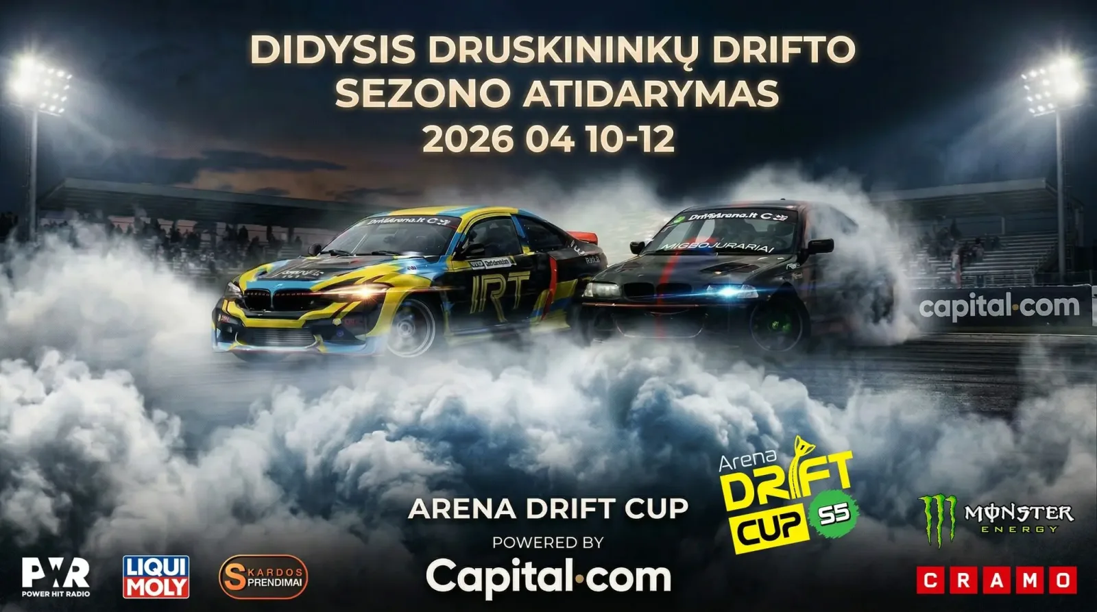 DIDYSIS DRUSKININKŲ DRIFTO SEZONO ATIDARYMAS