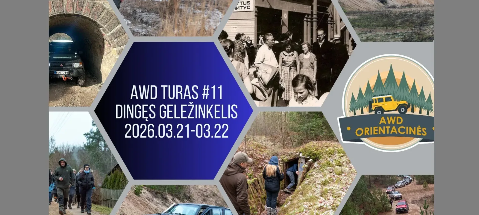 AWD turas 11.0 DINGĘS GELEŽINKELIS