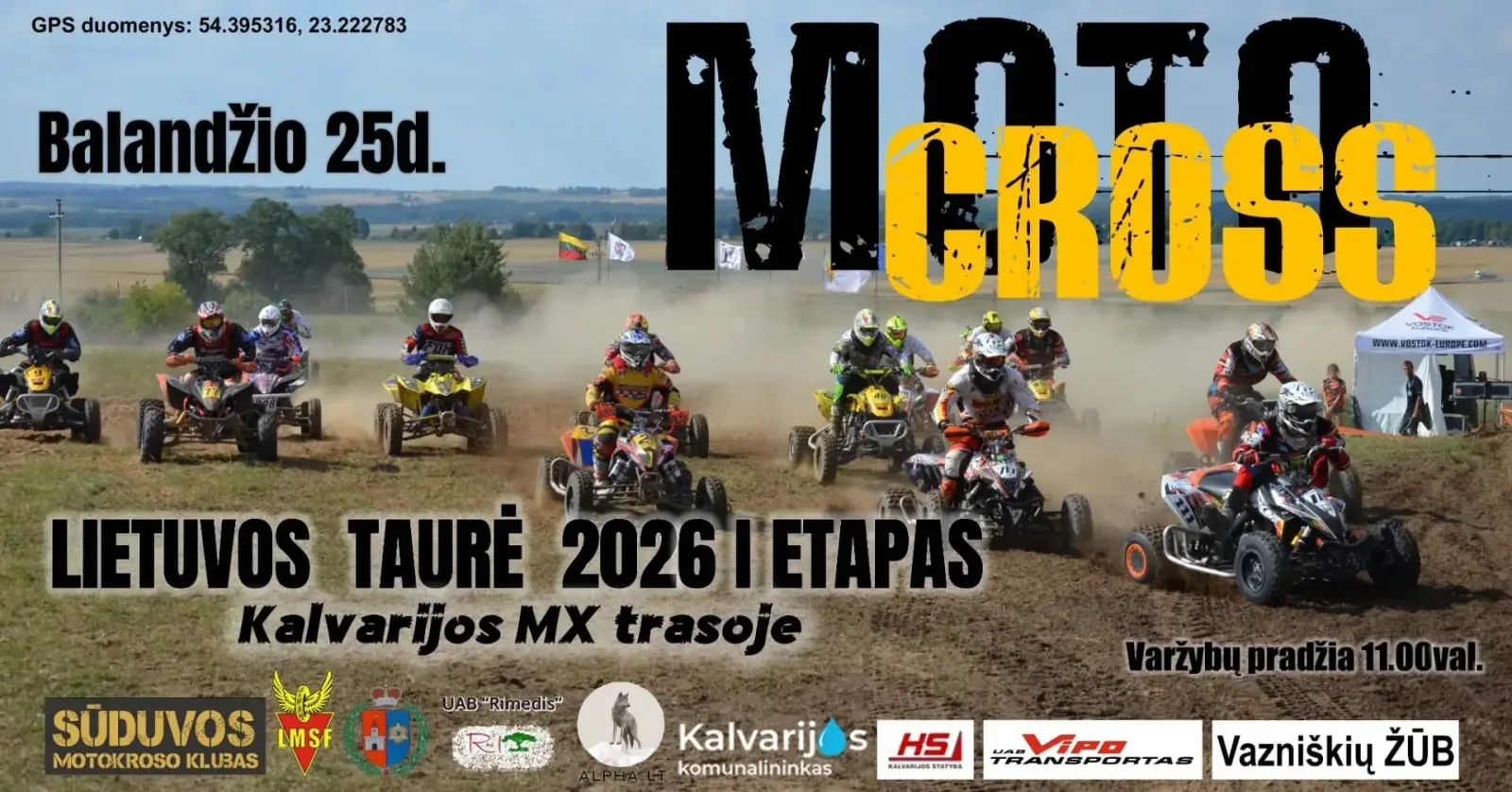 Motokroso Varžybos „Lietuvos taurė 2026“ I etapas
