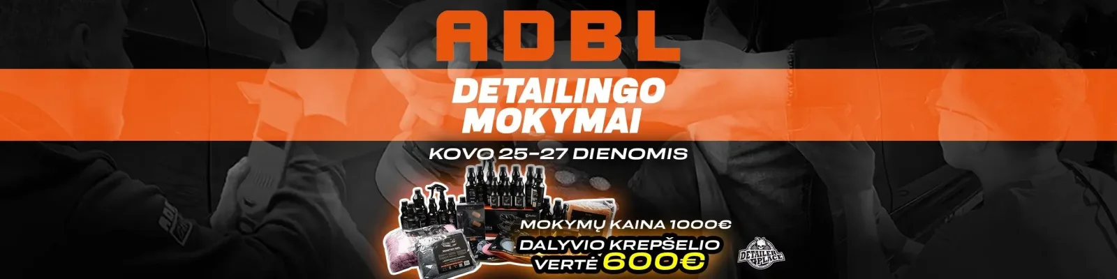 „ADBL Junior Detailer“ mokymai