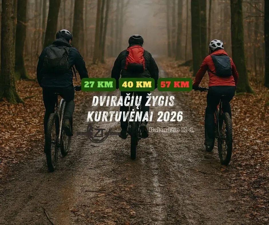 Dviračių žygis Kurtuvėnų regioniniame parke