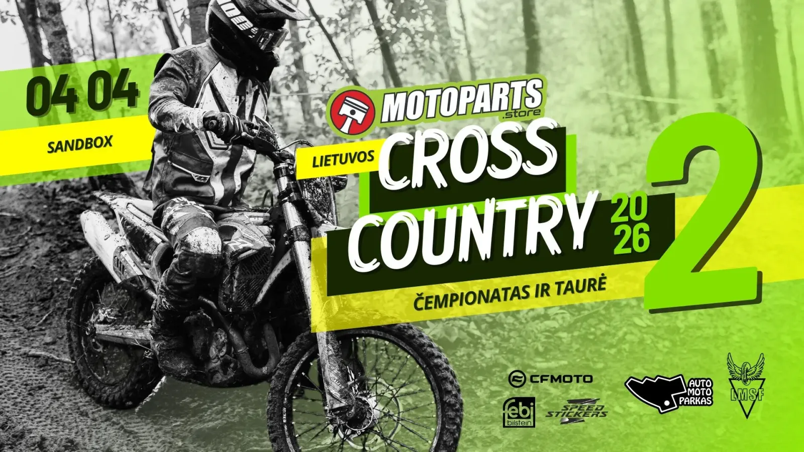 2026 m. Motoparts.store Lietuvos Cross Country čempionatas ir taurė | II etapas