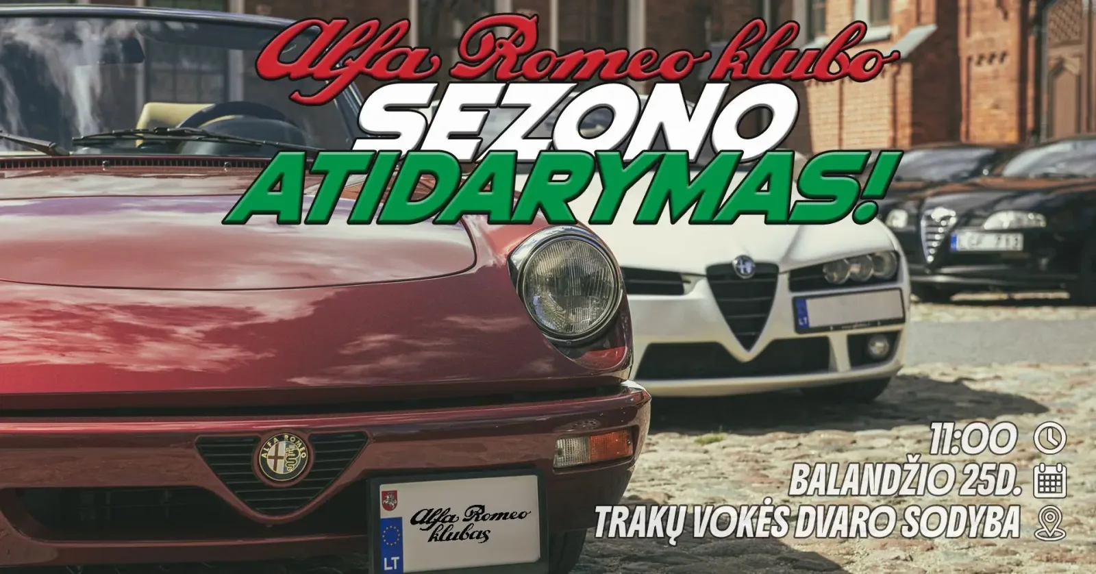 Alfa Romeo Klubo Sezono ATIDARYMAS 2026