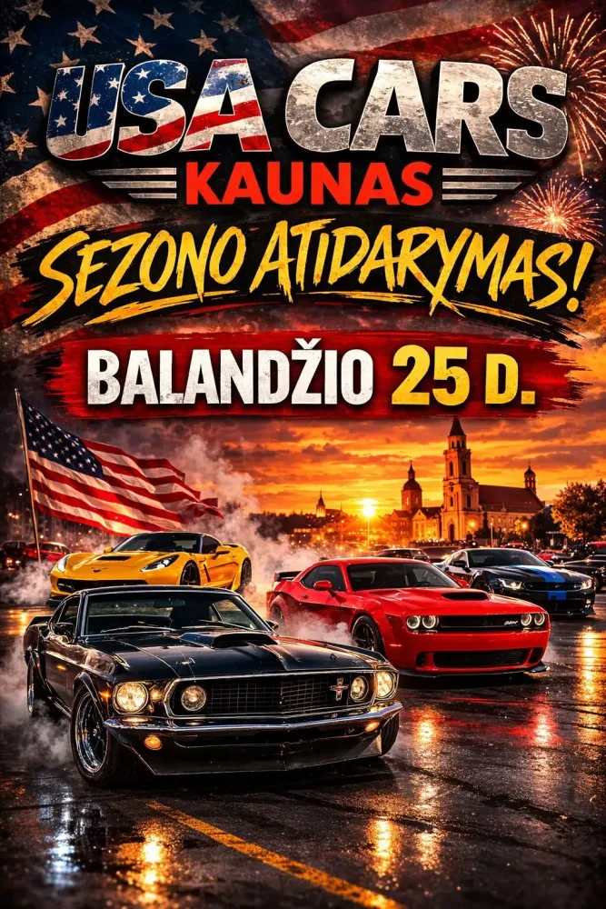 USA Cars Kaunas – 2026 Sezono Atidarymas