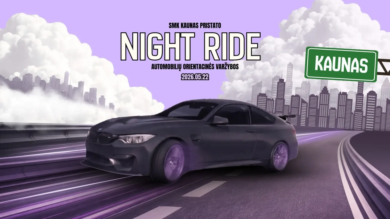 Night Ride 2026 - " naktis priklauso 2016 "