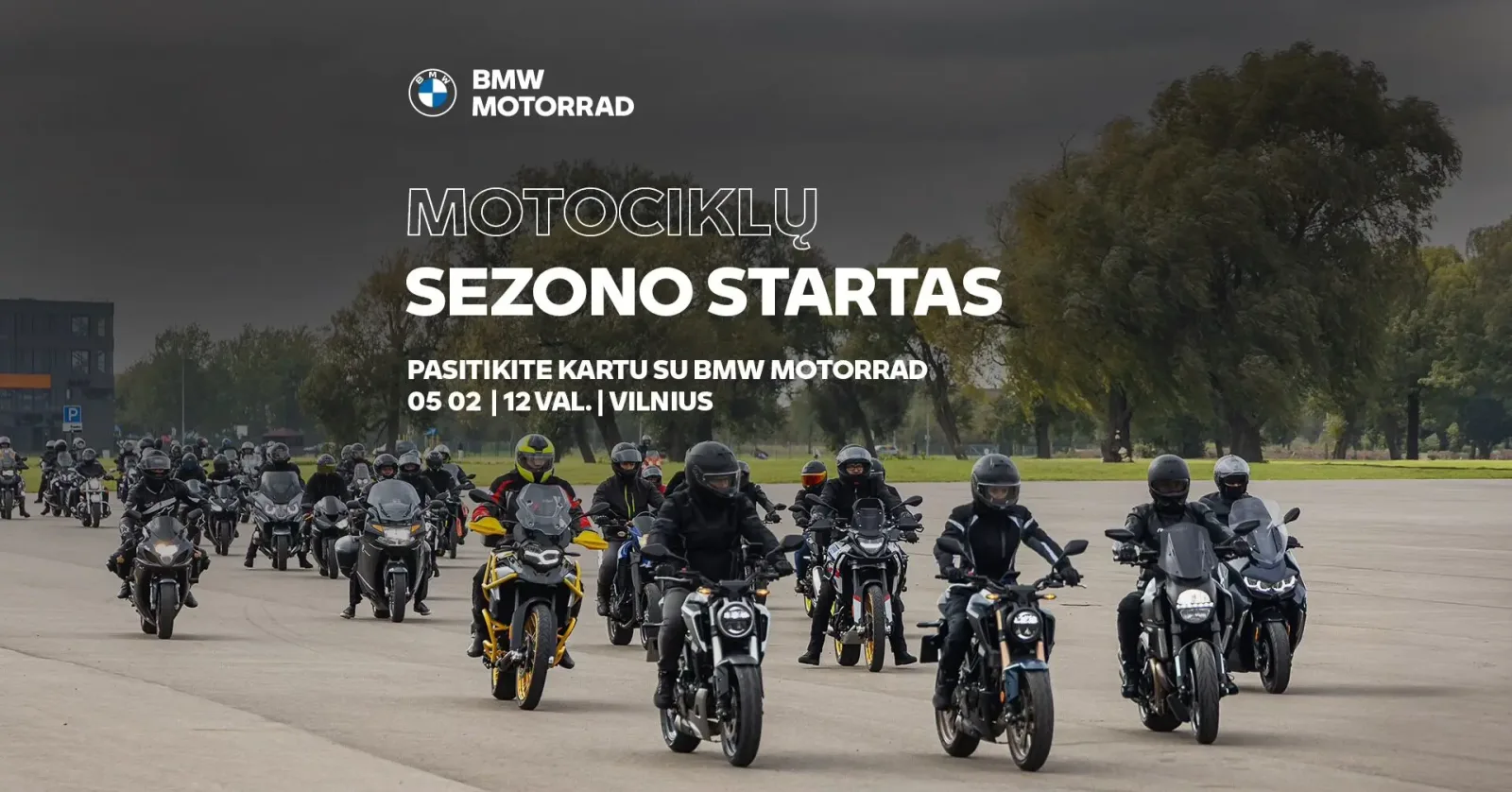 Motociklų sezono atidarymas Vilniuje su BMW Motorrad
