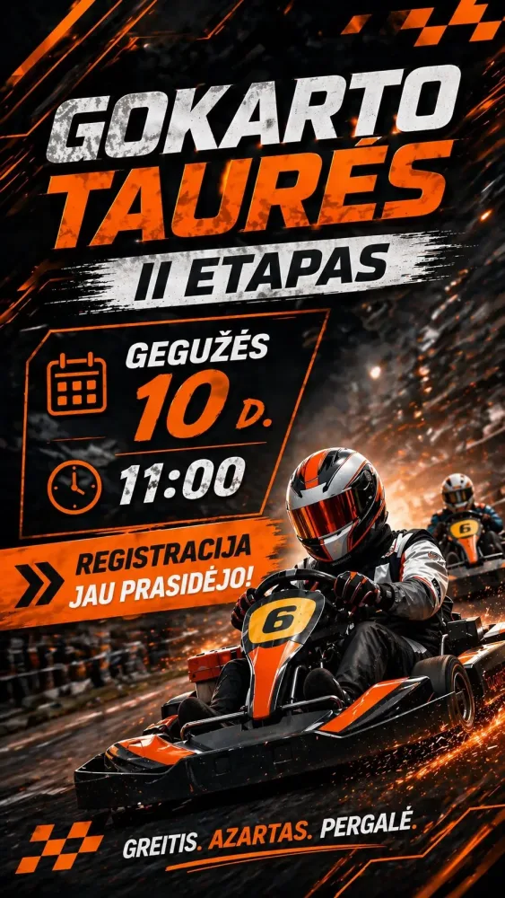GOKARTO taurė 2026