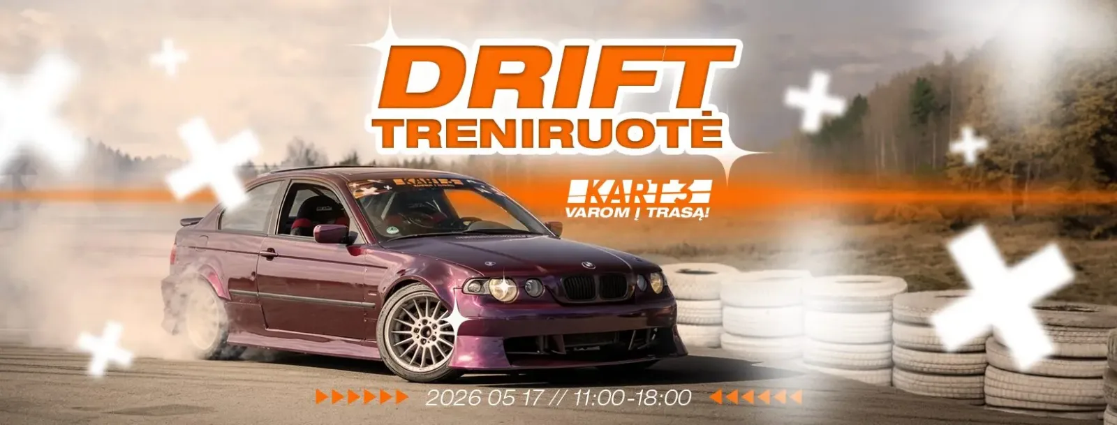DRIFT TRENIRUOTĖ | KART3