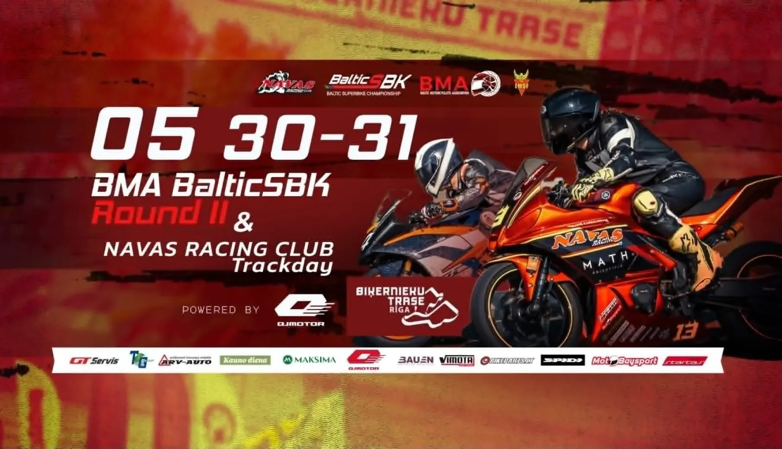 Navas Racing Club Trackday & BMA BalticSBK Round 2