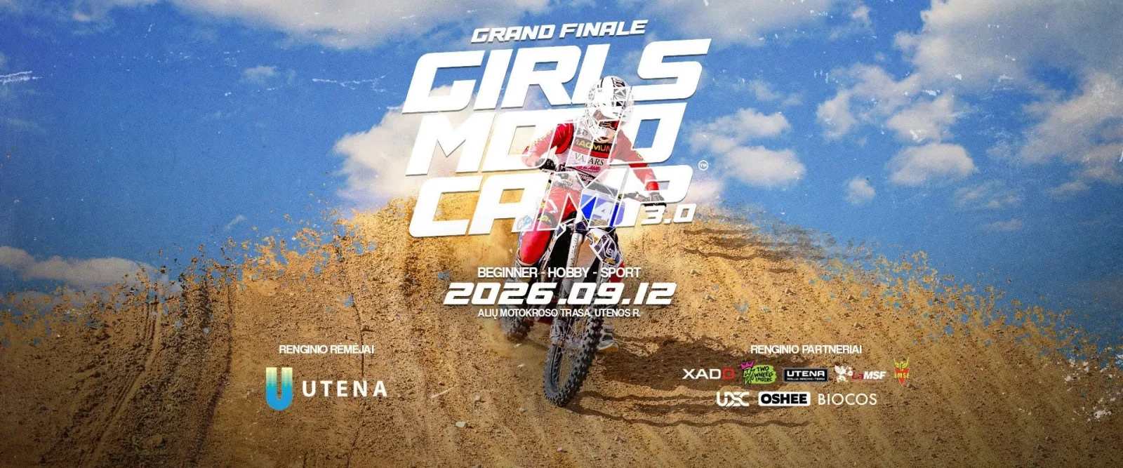 GIRLS MOTO CAMP 3.0 Grand Finale – Moterų motociklų treniruočių stovykla