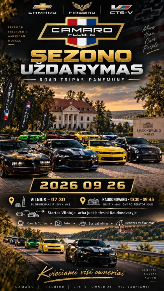 SEZONO UŽDARYMAS | ROAD TRIPAS PANEMUNE