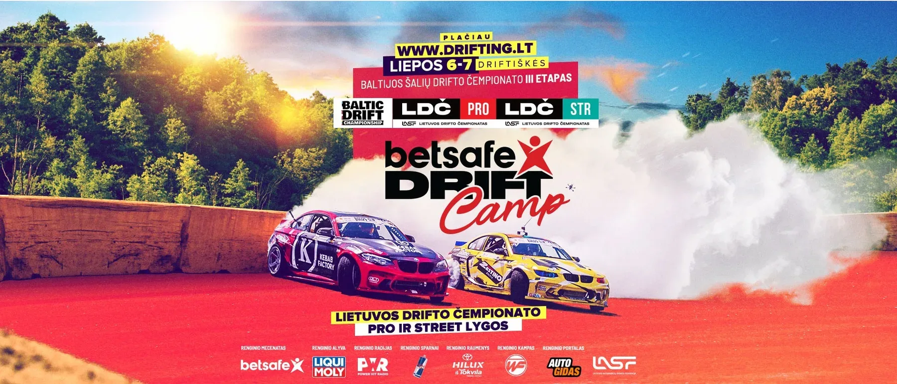 2024 m. "BETSAFE" Lietuvos drifto PRO lygos čempionato III etapas, Street lygos V etapas, Baltijos lygos IV etapas