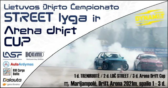 2021 m. Lietuvos Drifto Street lygos VI etapas ir Drift Arenos Cup III etapas