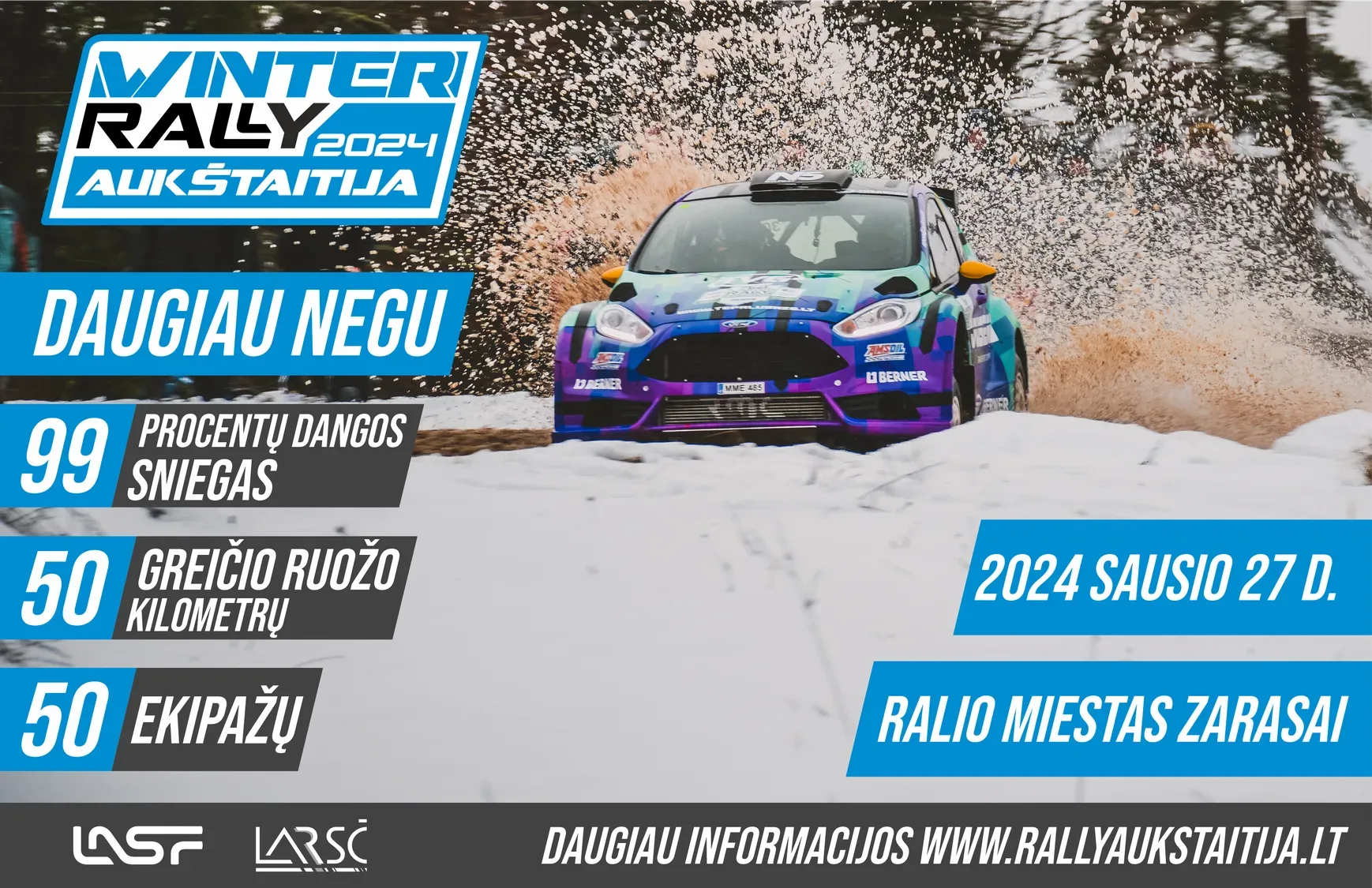 2024 m. Lietuvos automobilių ralio sprinto čempionato I etapas ,,Winter Rally Aukštaitija 2024"