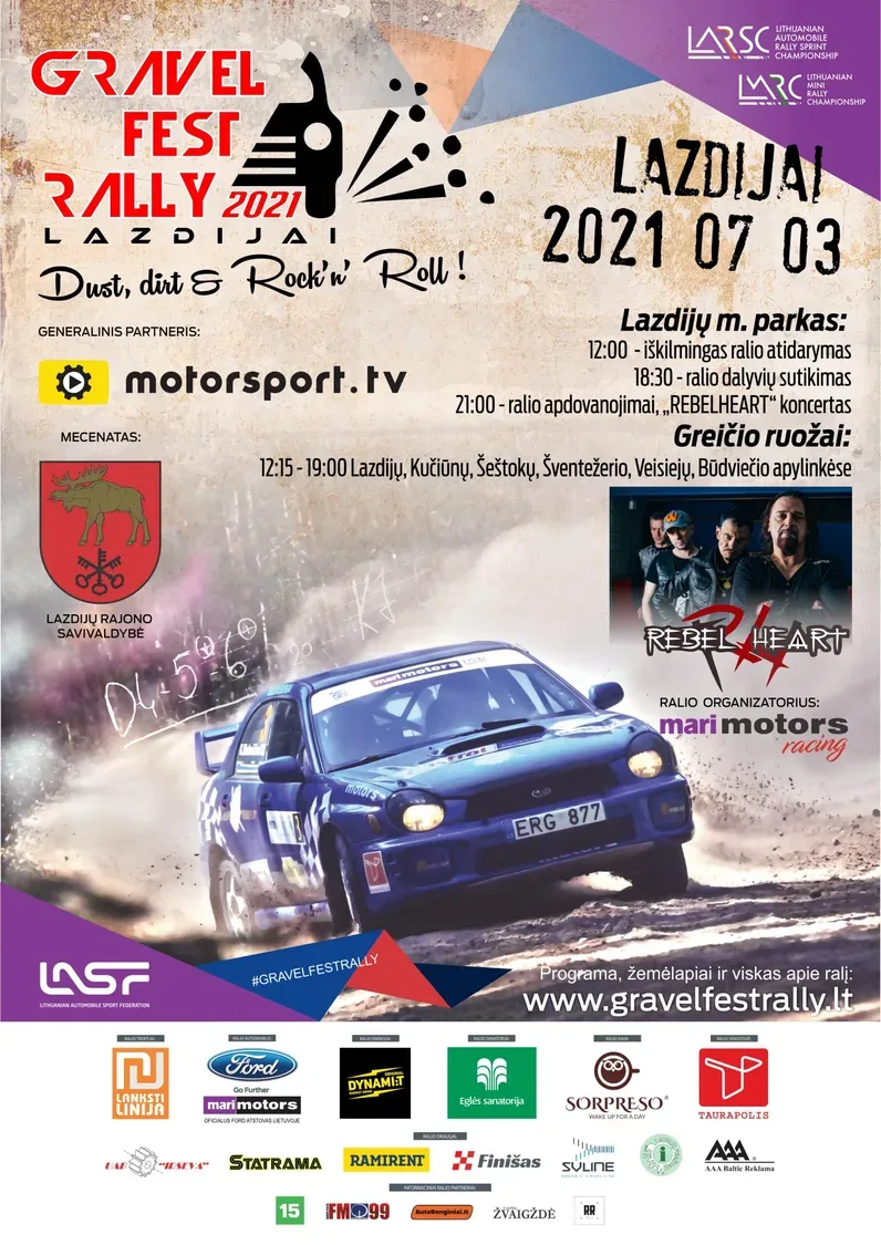 Kas vyksta turnyrinėse lentelėse artėjant „Gravel Fest Rally – Lazdijai“ varžyboms?