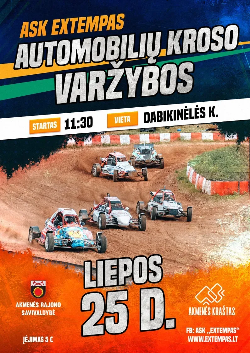 Automobilių kroso varžybos „Akmenės taurė 2021“