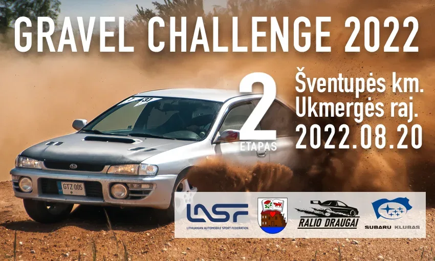 2022 m. "Gravel Challenge 2" etapas