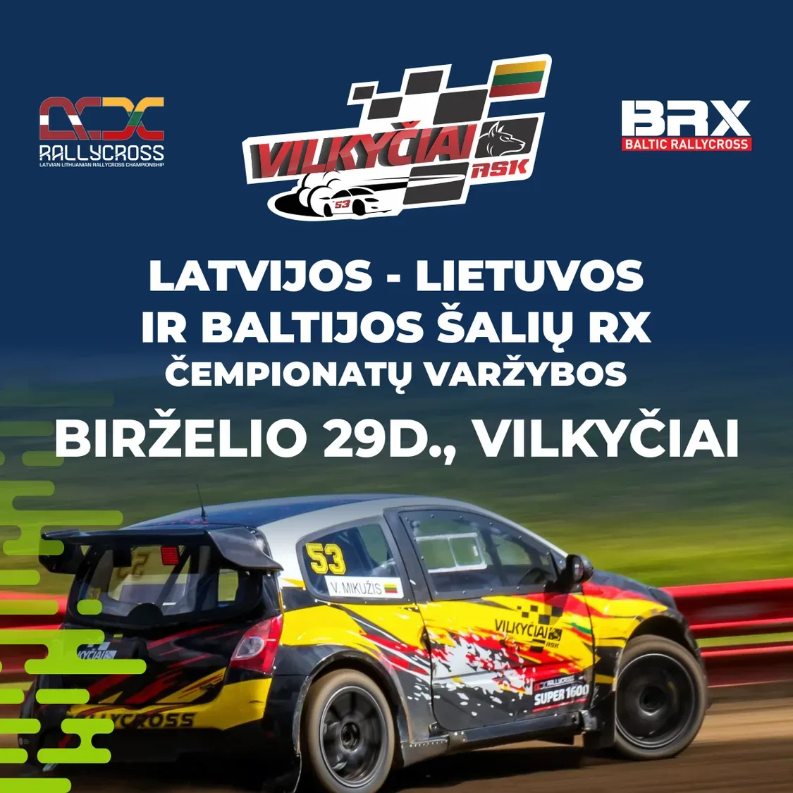 2025 m. Lietuvos - Latvijos automobilių ralio kroso čempionato III etapas, Baltijos šalių ralio kroso čempionato III etapas