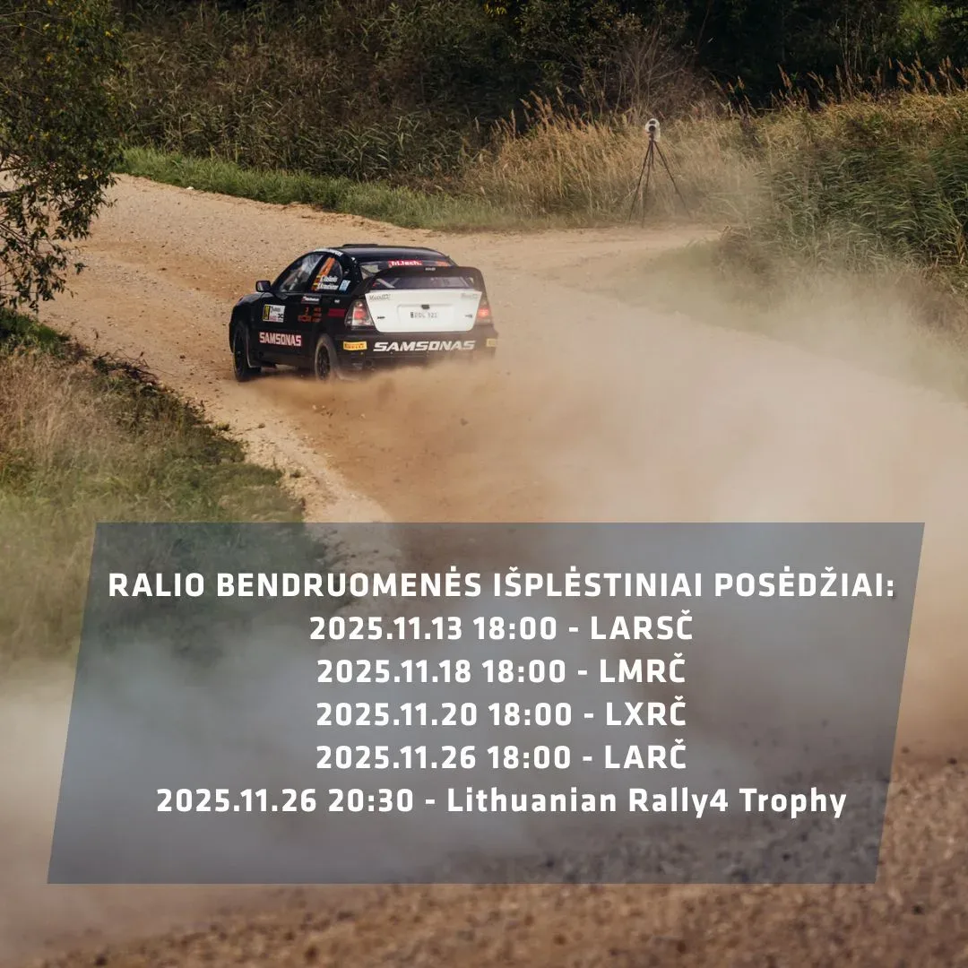 Ralio komiteto išplėstiniai posėdžiai su bendruomenėmis