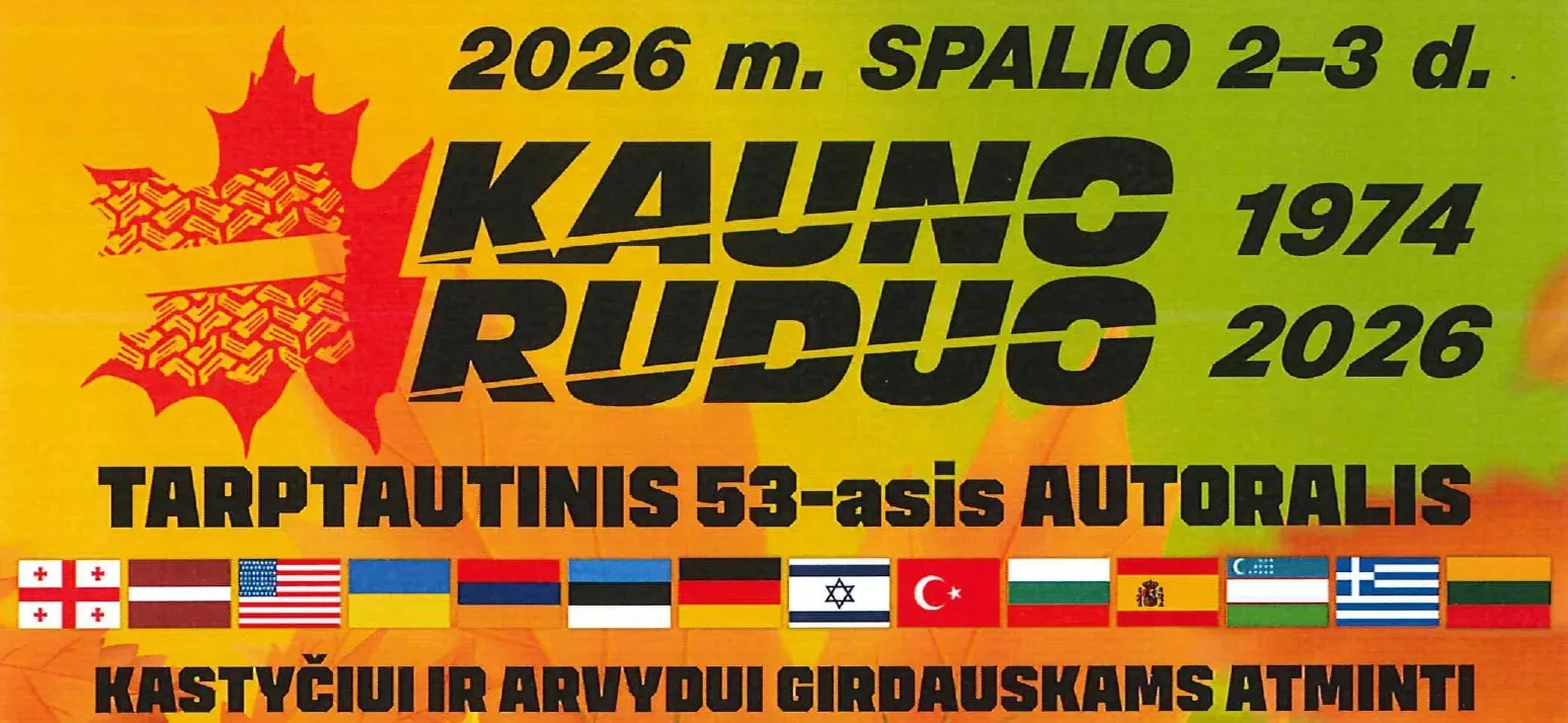 Kauno ruduo 2026