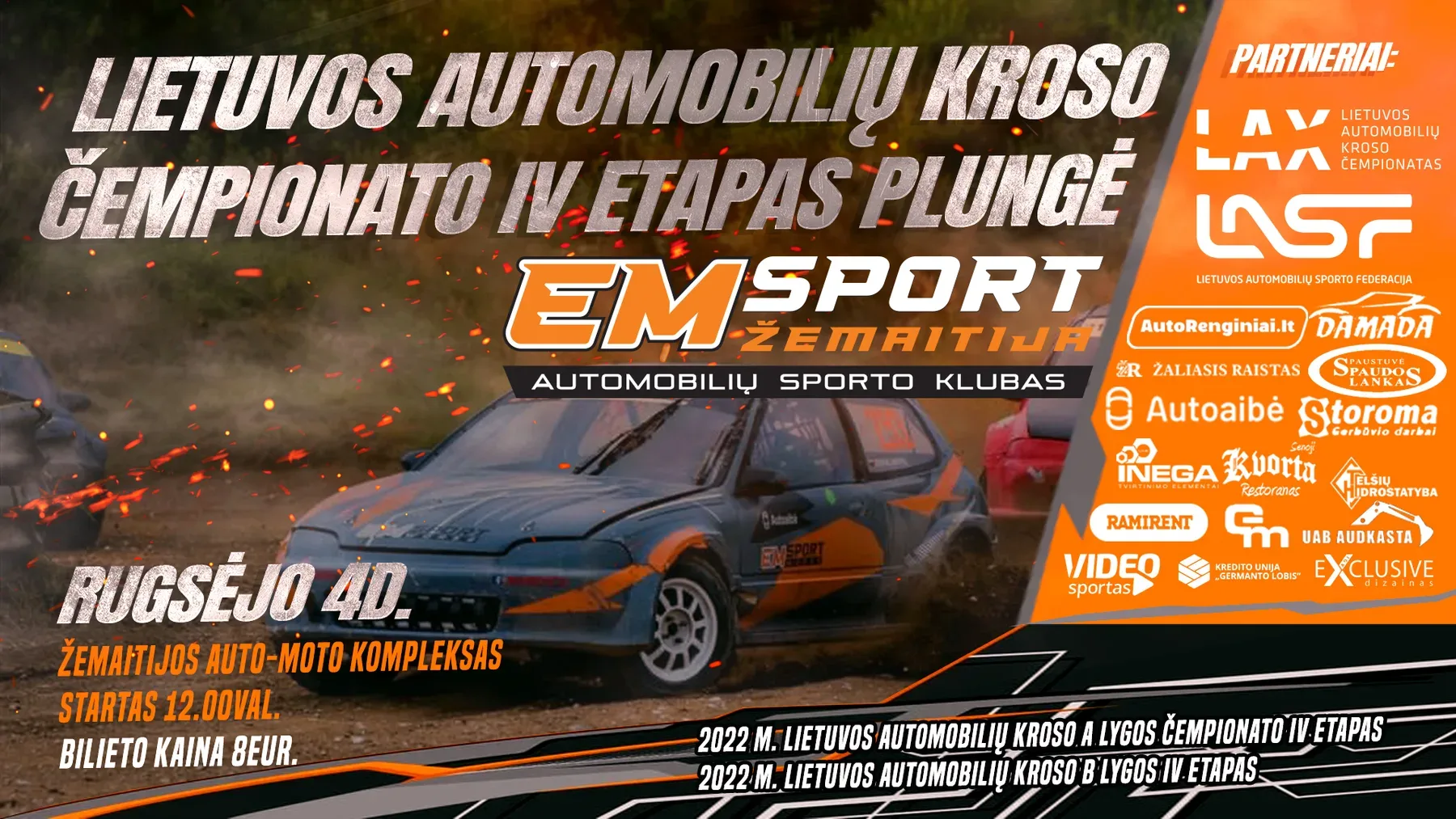 2022 m. Lietuvos automobilių kroso A ir B lygų čempionatų IV etapas