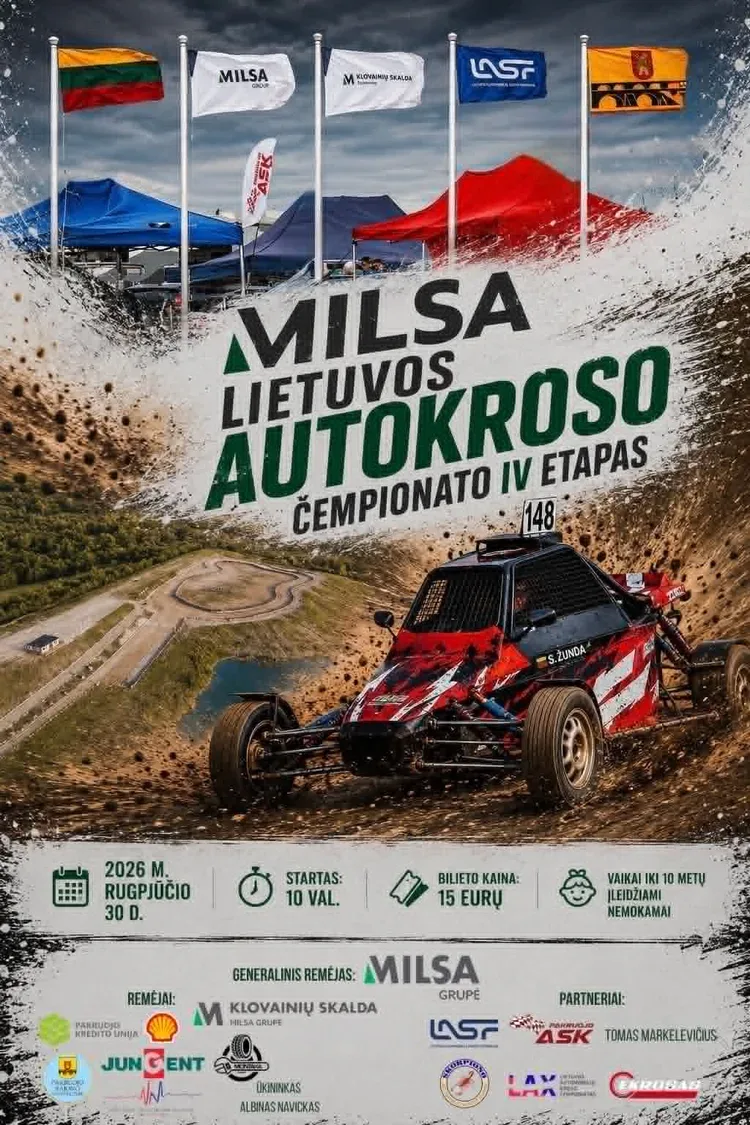 2026 m. Lietuvos automobilių kroso čempionato IV etapas, Aukštaitijos kroso taurės II etapas