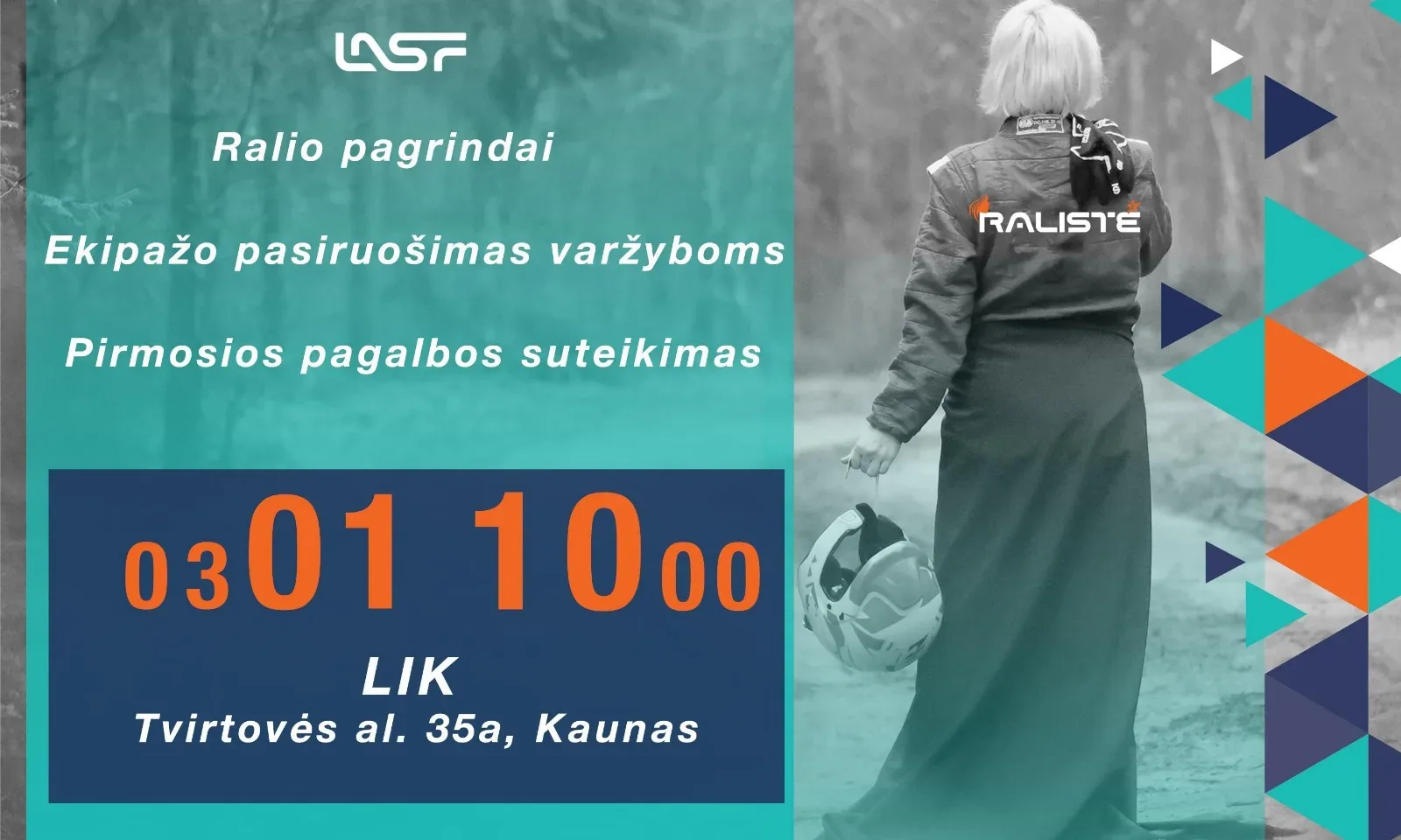Moterų ralio akademija - "Aš - ralistė"