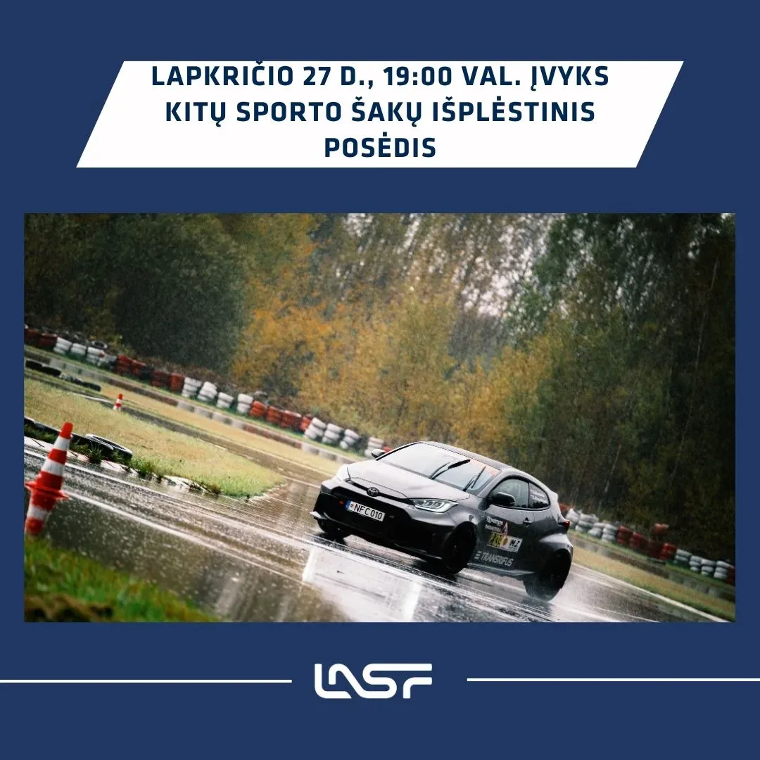 2025 m. Kitų sporto šakų išplėstinis posėdis su bendruomene