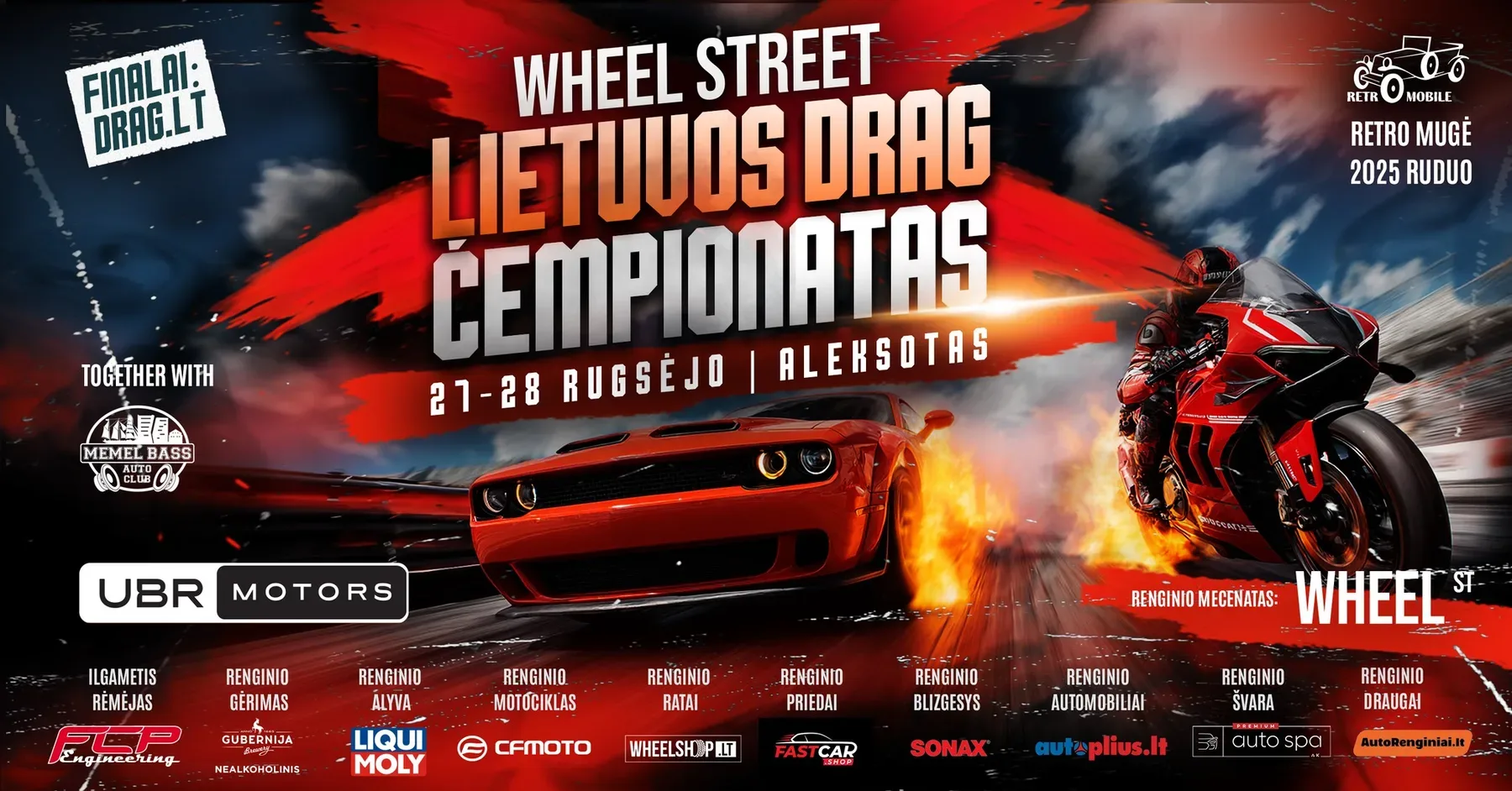 2025 m. Lietuvos drago lenktynių čempionato IV etapas "Wheel Street"