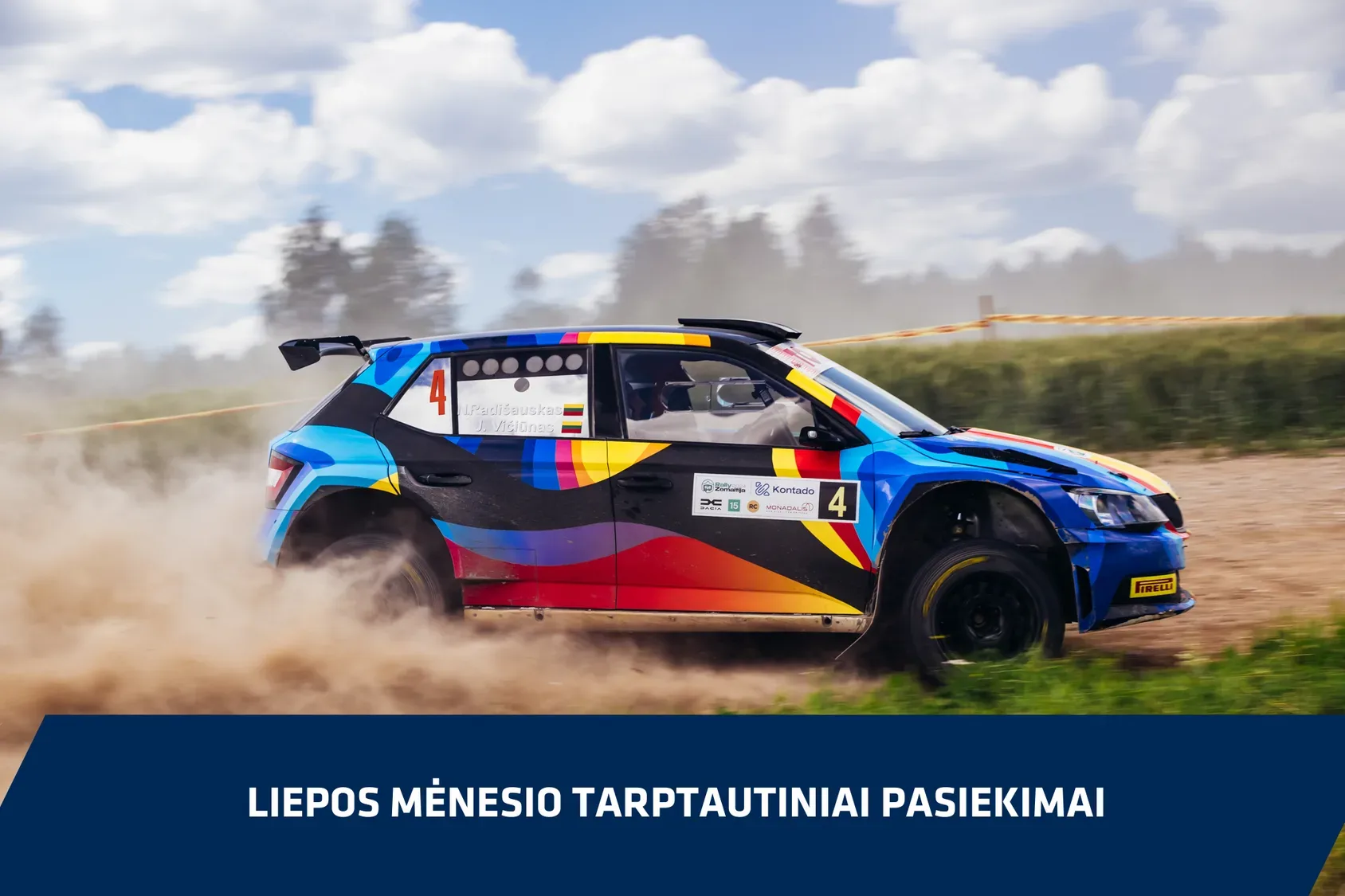 Liepos mėnesio tarptautiniai pasiekimai