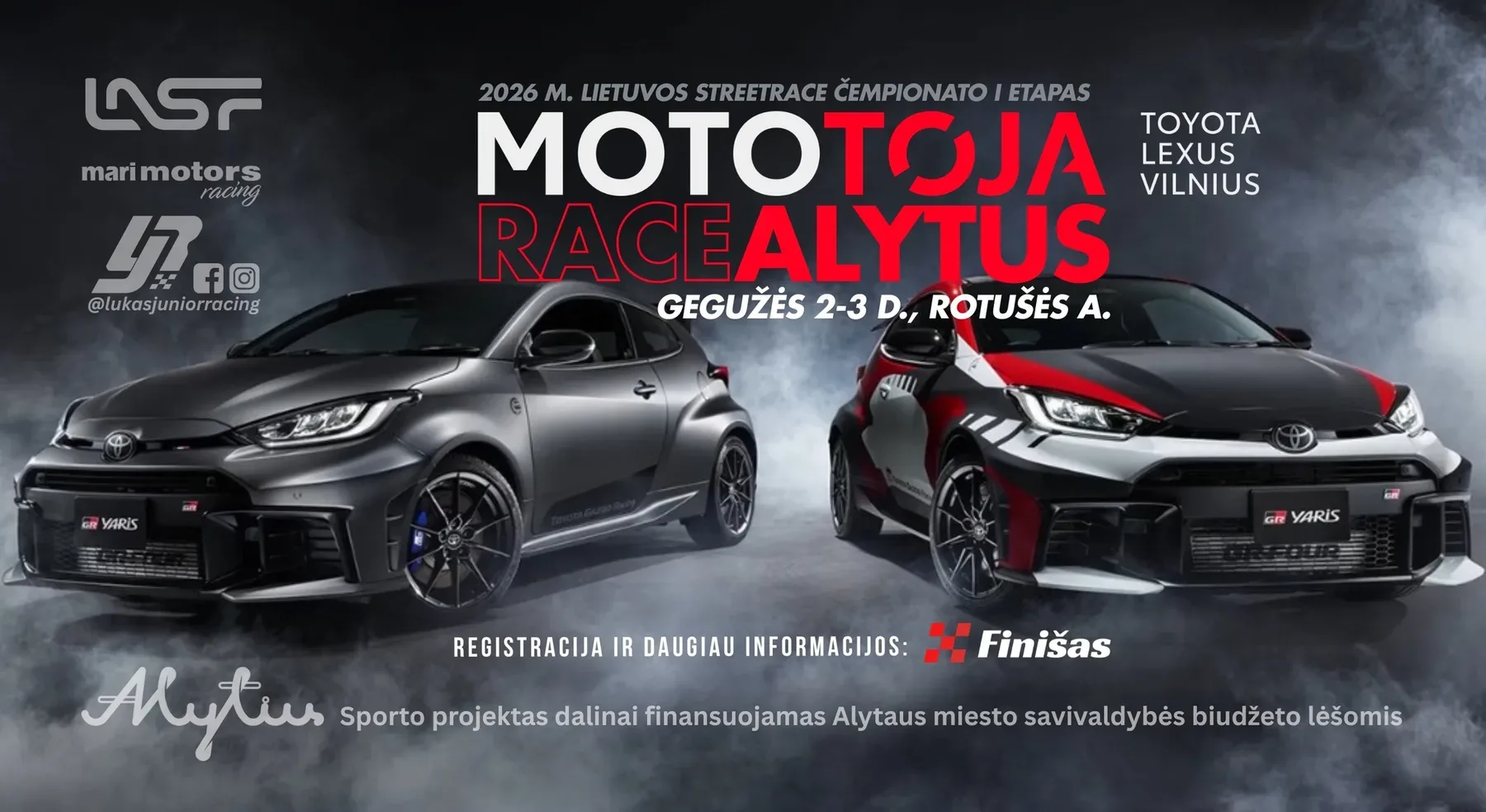 2026 m. Lietuvos automobilių Street Race čempionato I etapas "Mototoja race Alytus"