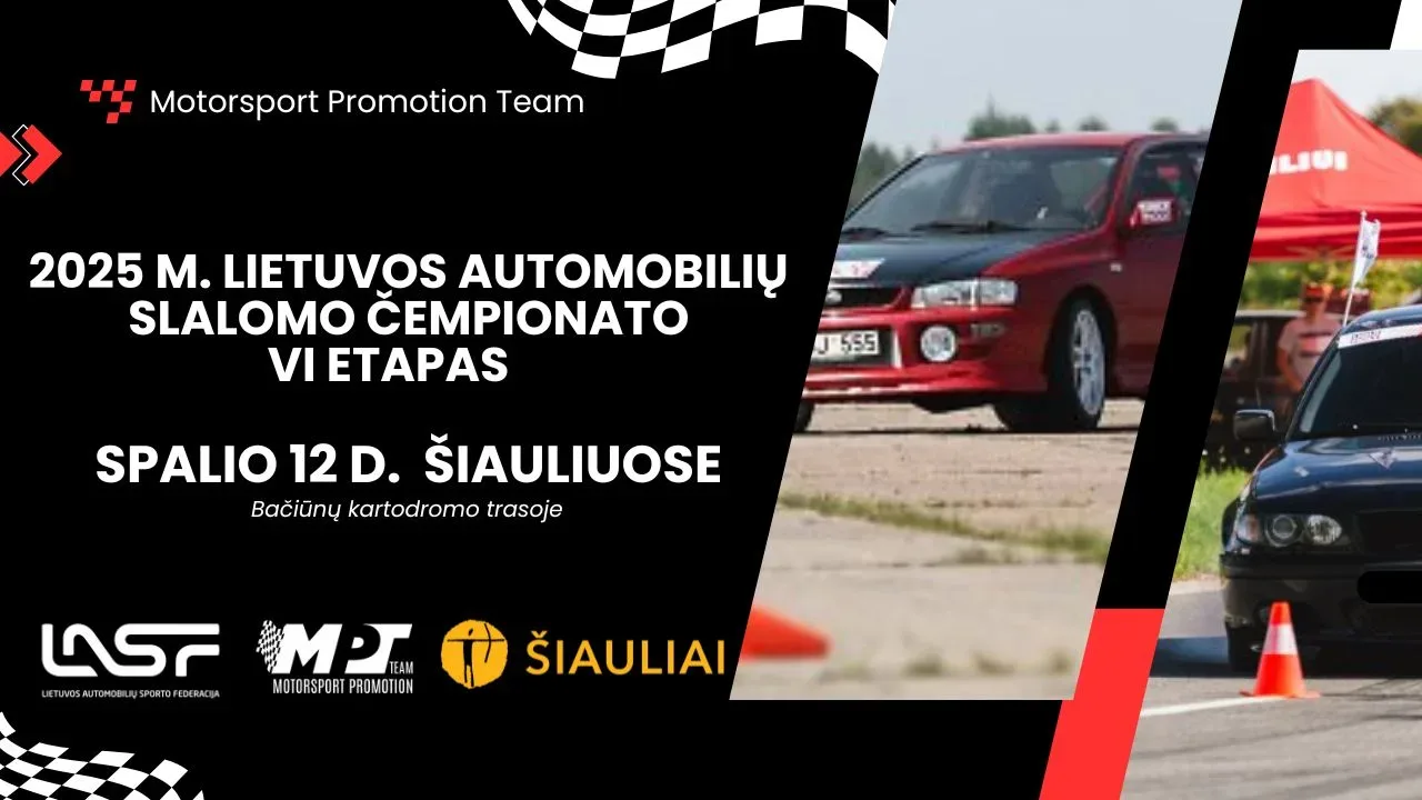 2025 m. Lietuvos automobilių slalomo čempionato VI etapas