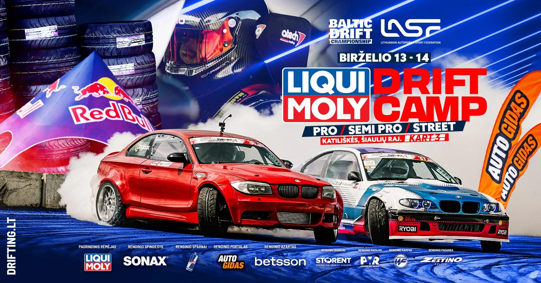 2026 m. Lietuvos drifto PRO, SEMI-PRO, STREET lygos čempionato II etapas „Liqui Moly Drift Camp“