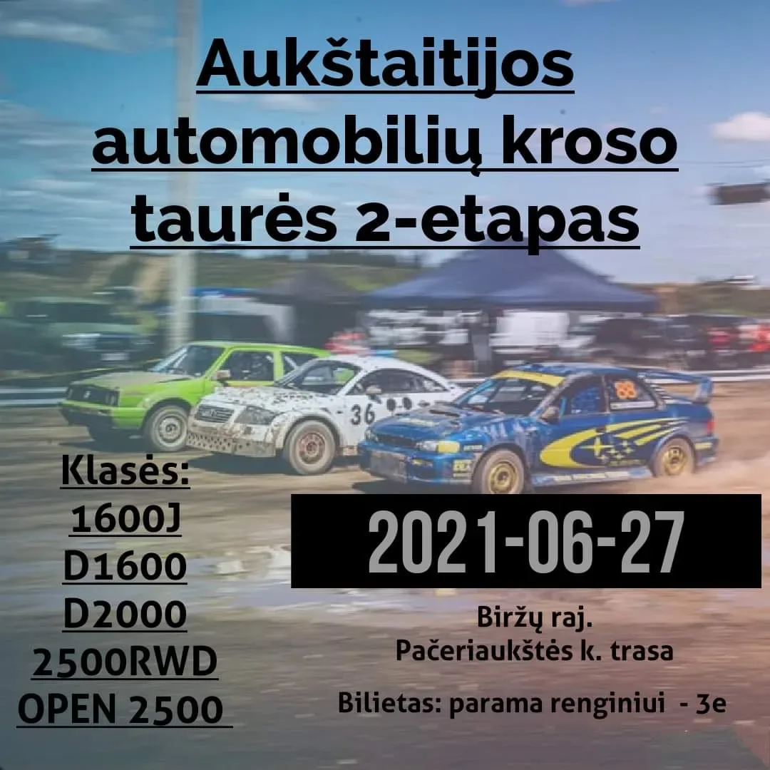 Aukštaitijos kroso taurės II etapas