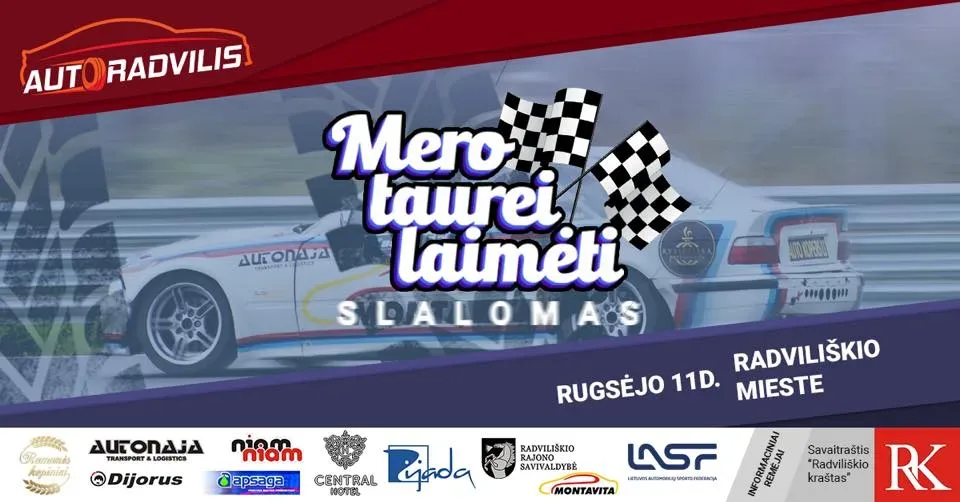 Automobilių slalomas Radviliškio mero taurei laimėti 2021