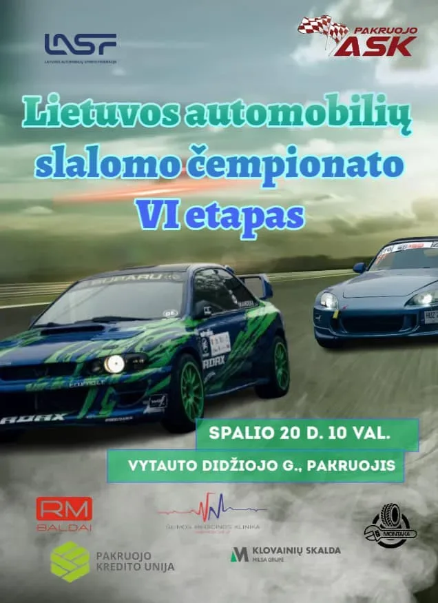 2024 m. Lietuvos automobilių Slalomo čempionato VI etapas