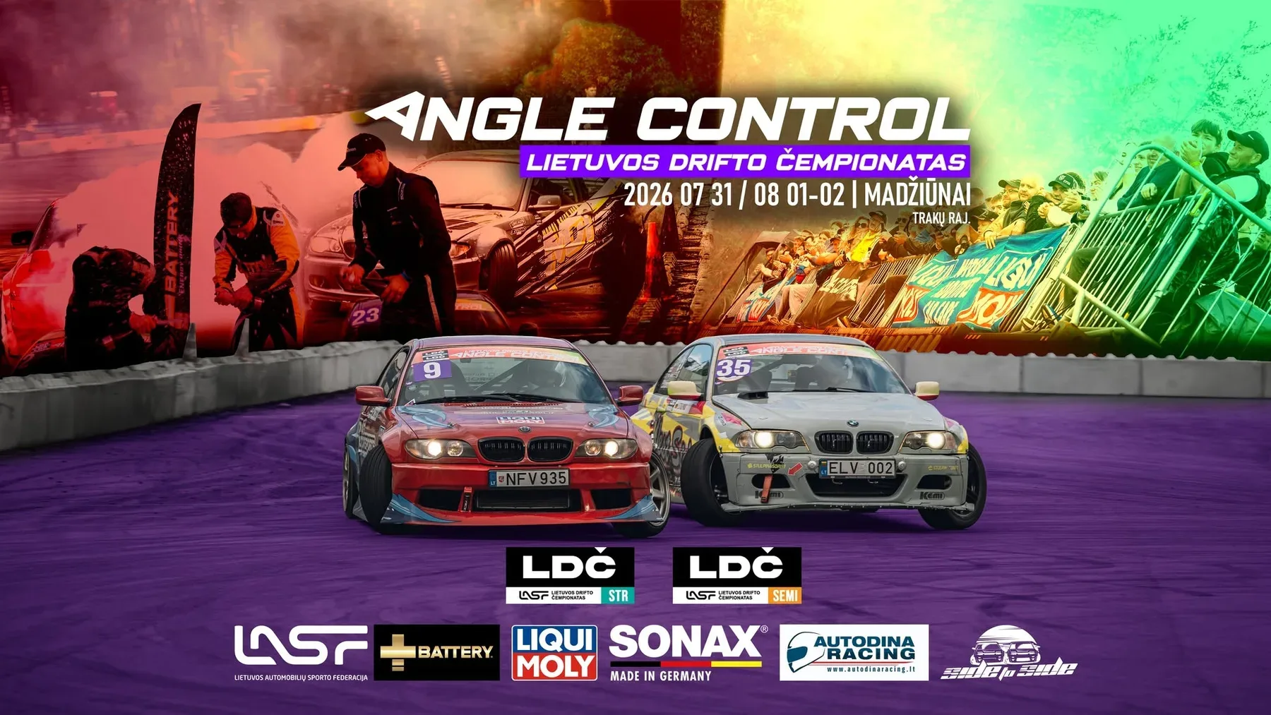 2026 m. Lietuvos drifto SEMI-PRO, STREET lygos čempionato IV etapas "Angle Control"
