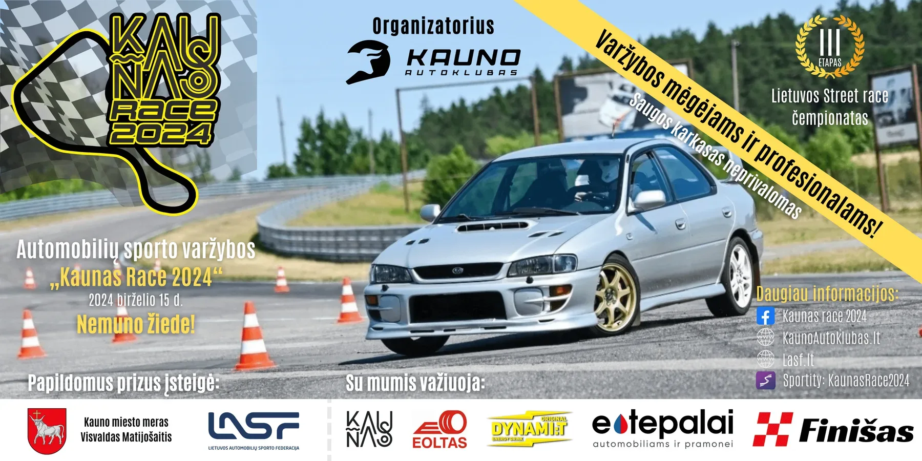 2024 M. Lietuvos automobilių Street Race čempionato III etapas "Kaunas Race 2024"