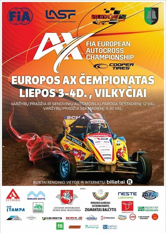 2021 Europos automobilių kroso čempionato II etapas Vilkyčiuose.