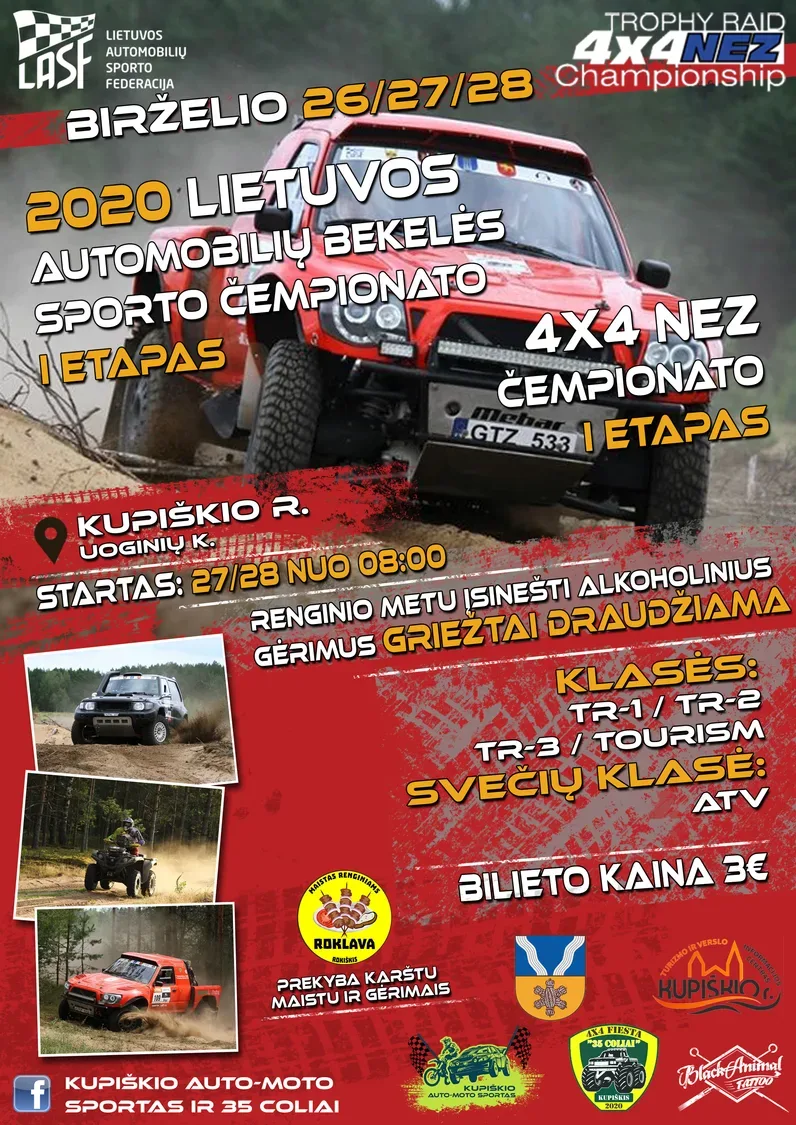 2020 m. Lietuvos automobilių bekelės sporto čempionato I-asis etapas